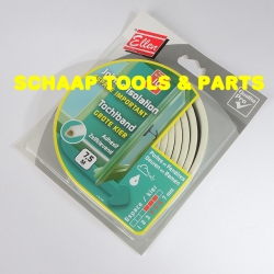 Tochtband EllenFlex type D-profiel voor kieren 4 - 6 mm lengte 7.5 meter wit | 600501062